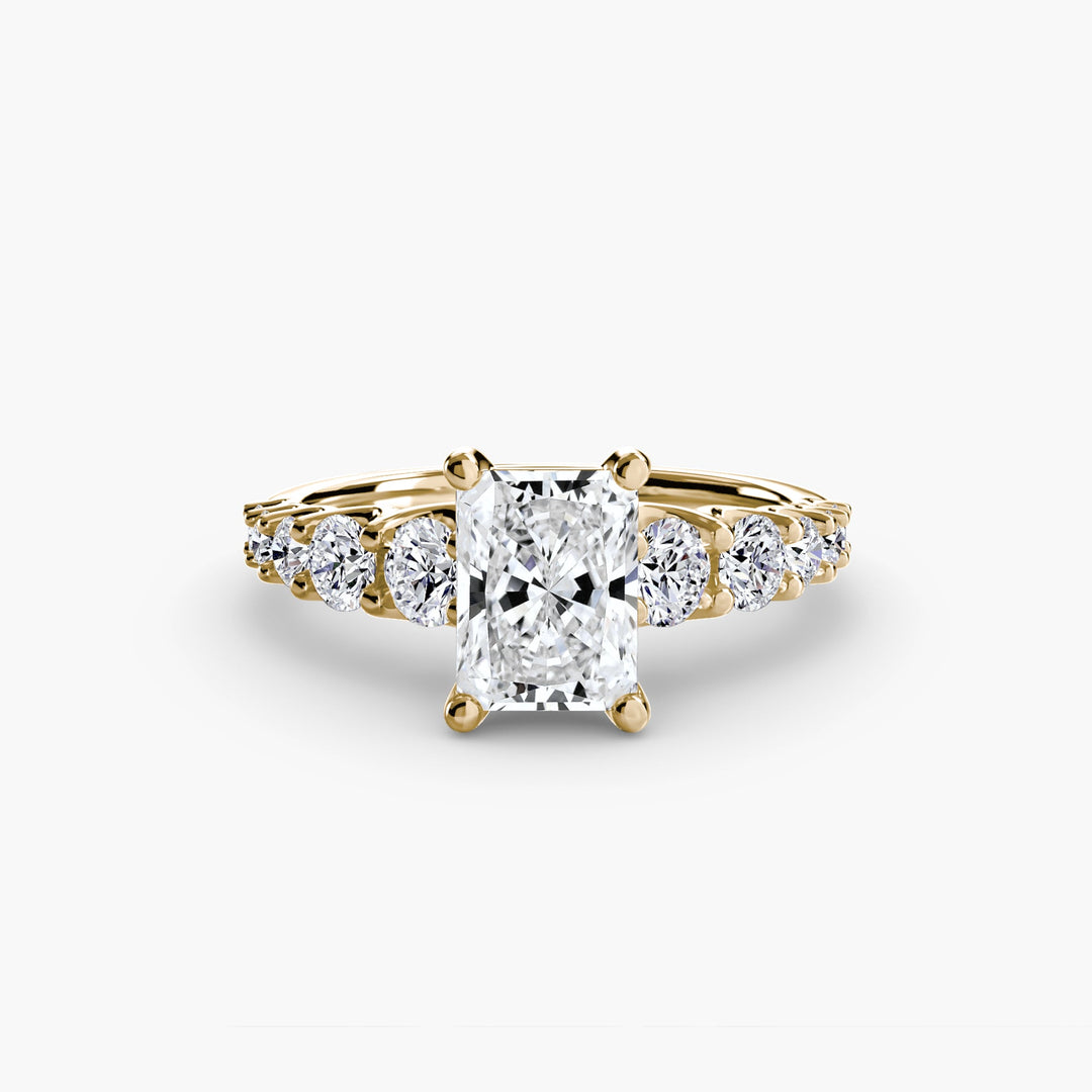 The Graduated Accent Ring in setting by 18 KARATS