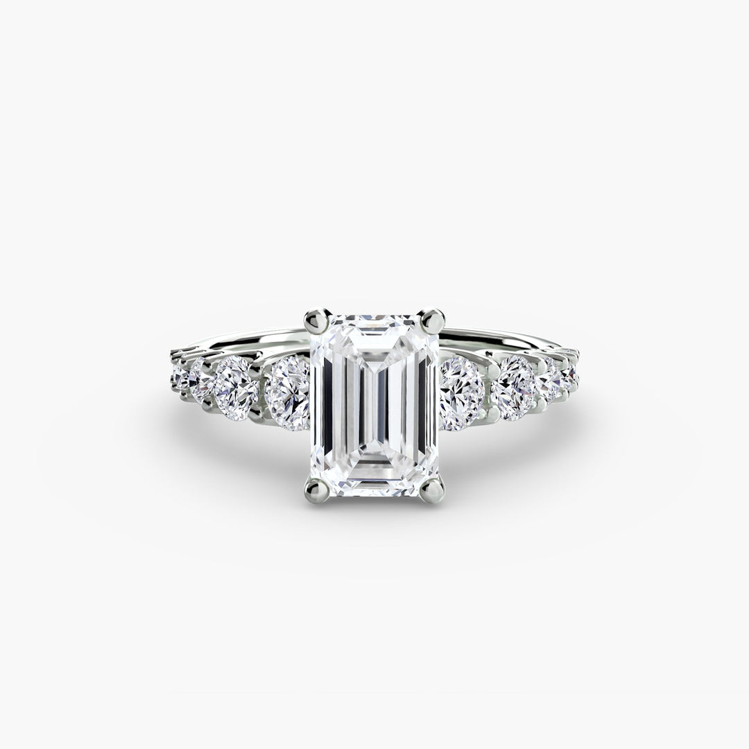 The Graduated Accent Ring in setting by 18 KARATS