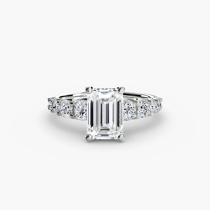 The Graduated Accent Ring in setting by 18 KARATS