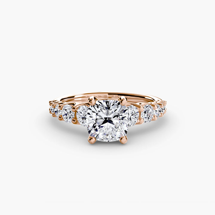 The Graduated Accent Ring in setting by 18 KARATS