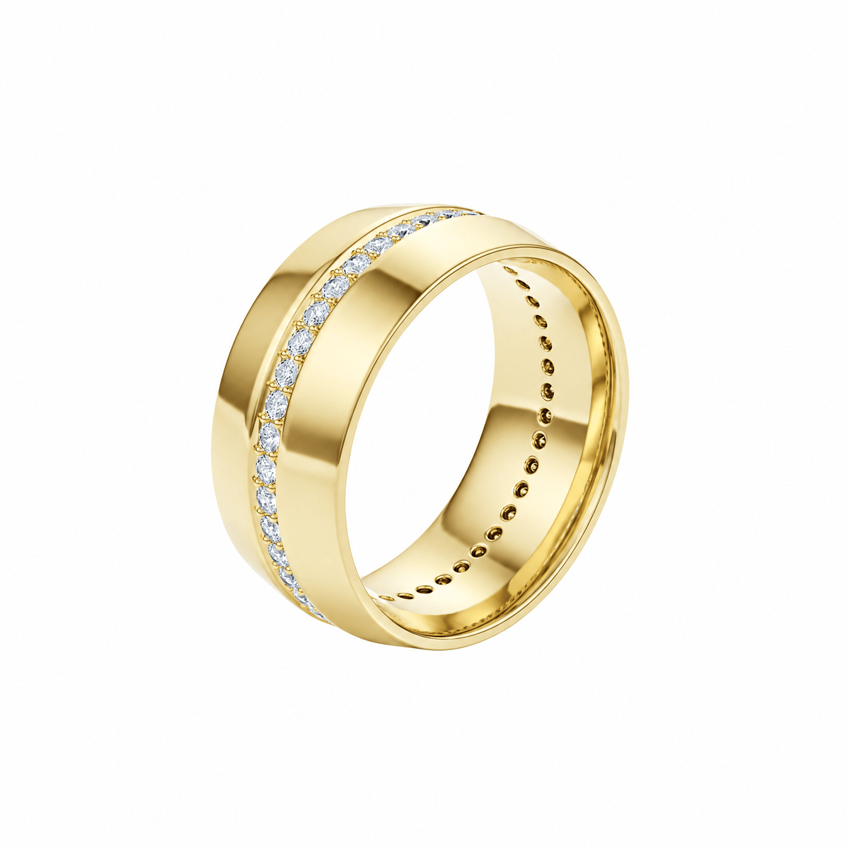 The Horizon Wedding Band in Wedding Bands by 18 KARATS INC.