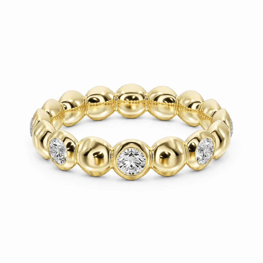 The Orbit Diamond Wedding Band in Wedding Bands by 18 KARATS INC.