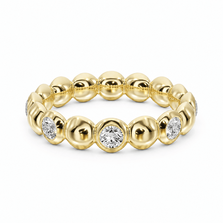 The Orbit Diamond Wedding Band in Wedding Bands by 18 KARATS INC.