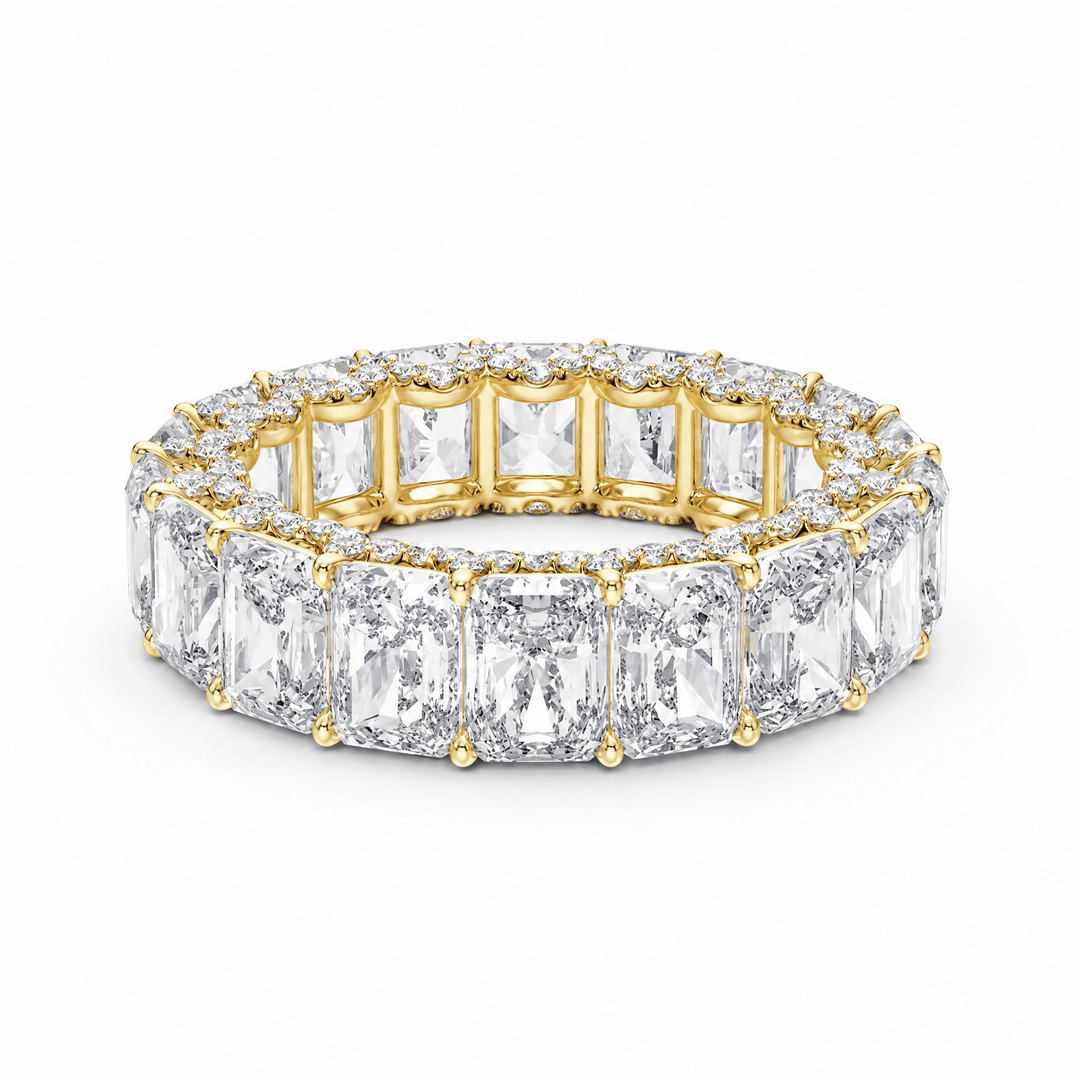 The Radiant Eternity Pavé Wedding Band in Wedding Bands by 18 KARATS INC.