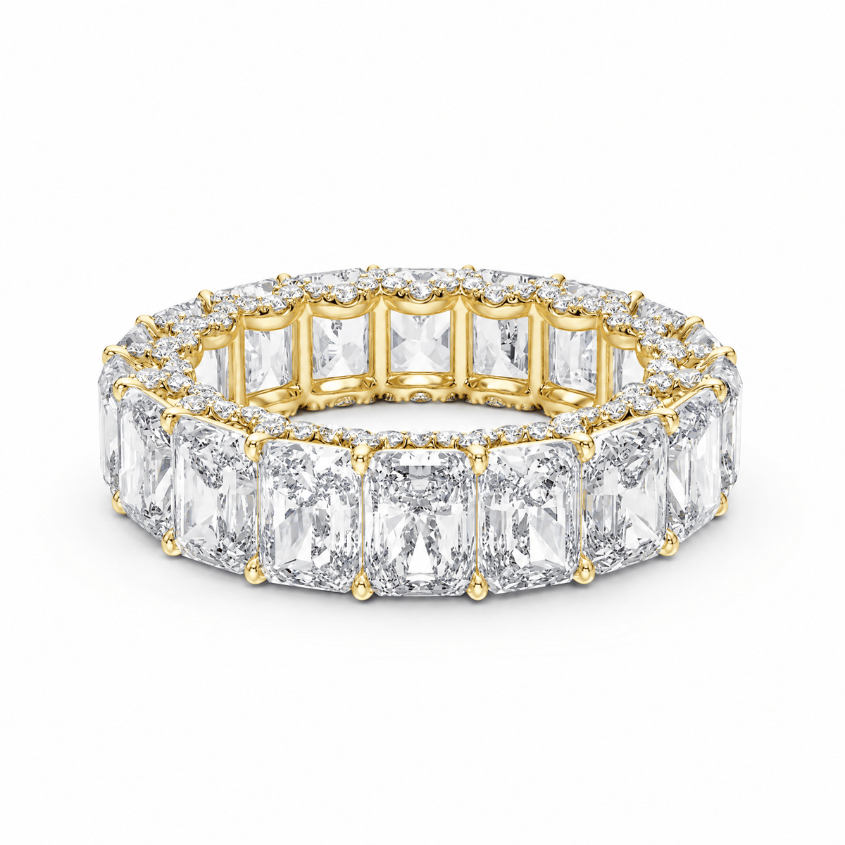 The Radiant Eternity Pavé Wedding Band in Wedding Bands by 18 KARATS INC.