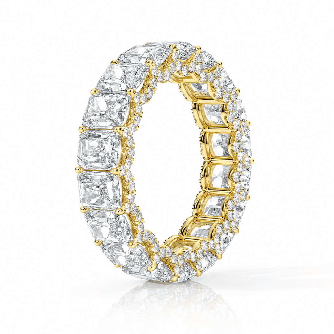 The Radiant Eternity Pavé Wedding Band in Wedding Bands by 18 KARATS INC.