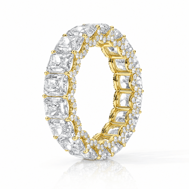 The Radiant Eternity Pavé Wedding Band in Wedding Bands by 18 KARATS INC.