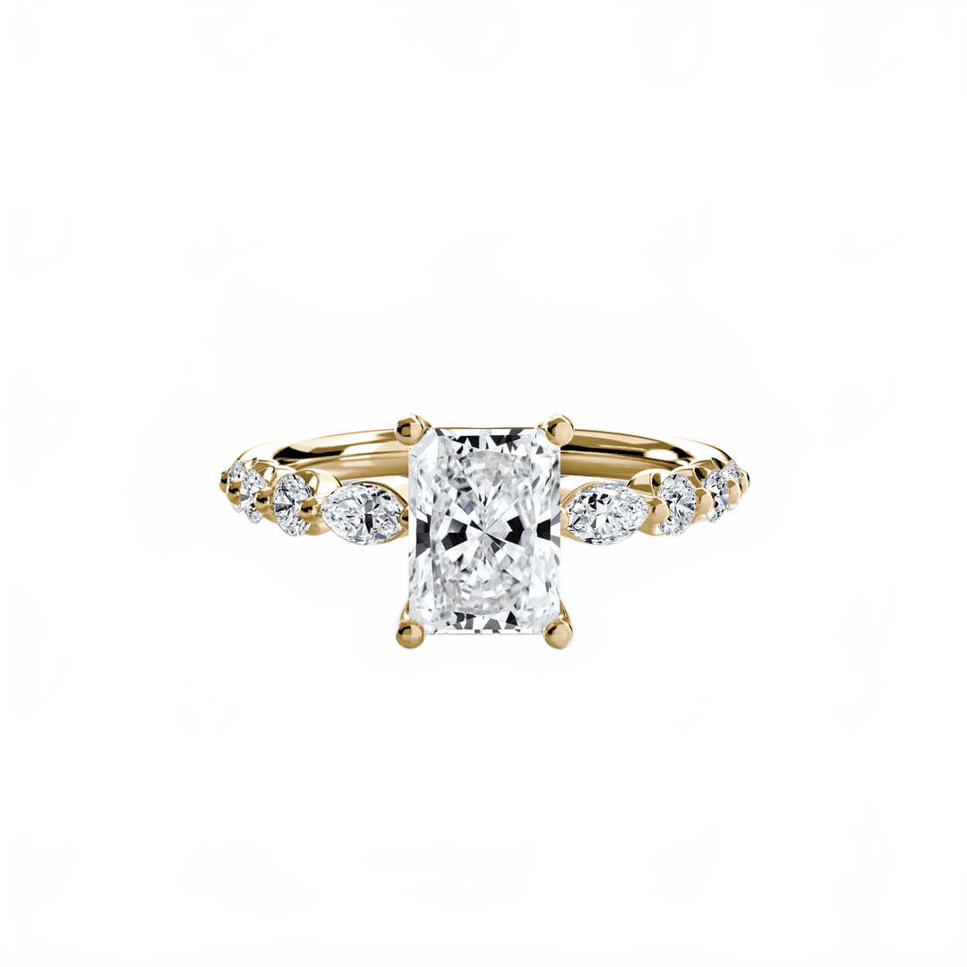 The Tiered Accent Ring in setting by 18 KARATS