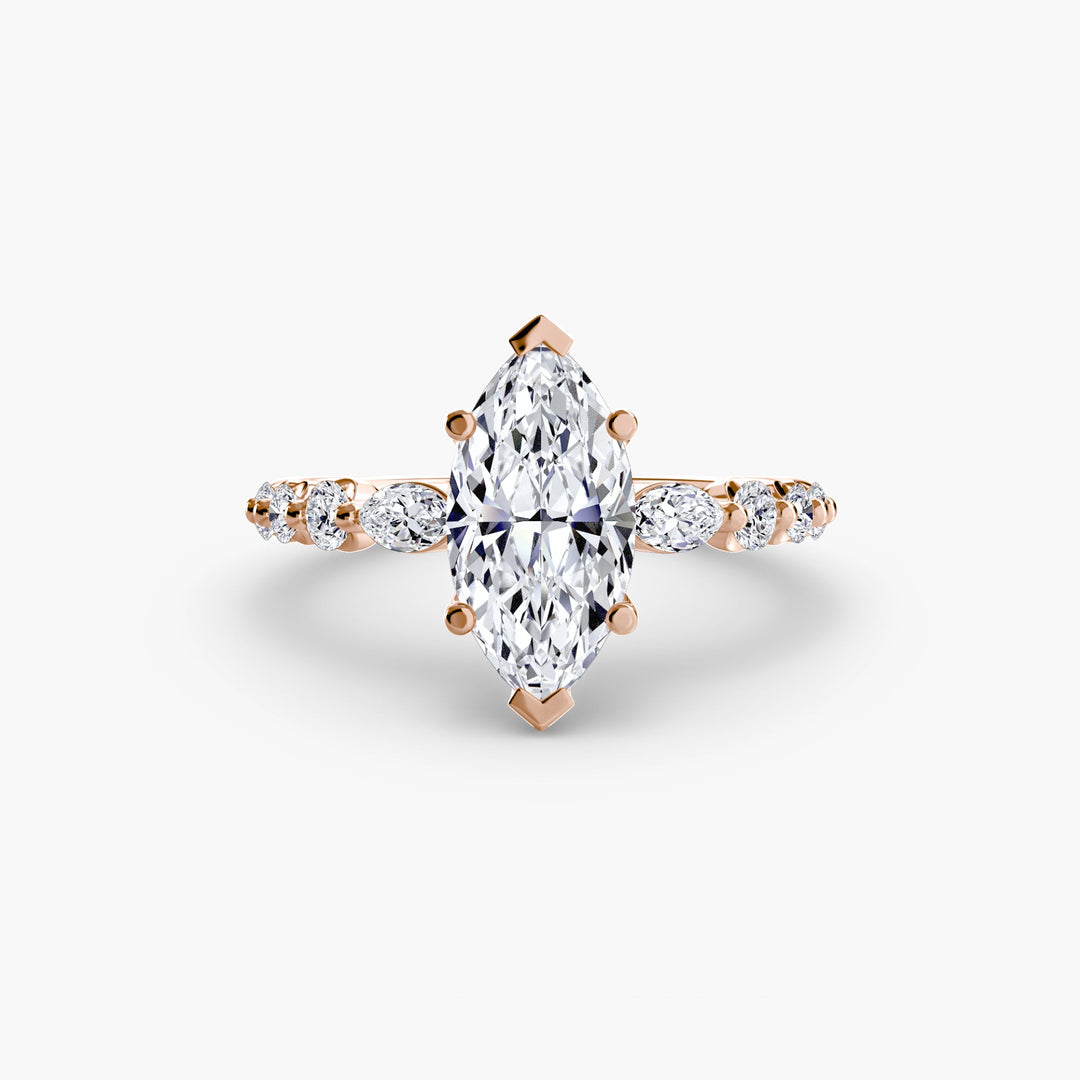 The Tiered Accent Ring in setting by 18 KARATS