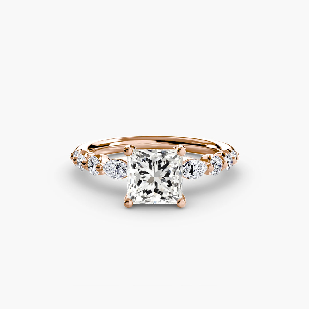 The Tiered Accent Ring in setting by 18 KARATS