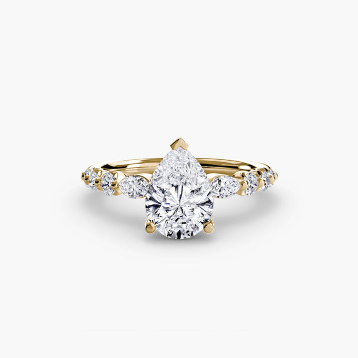 The Tiered Accent Ring in setting by 18 KARATS