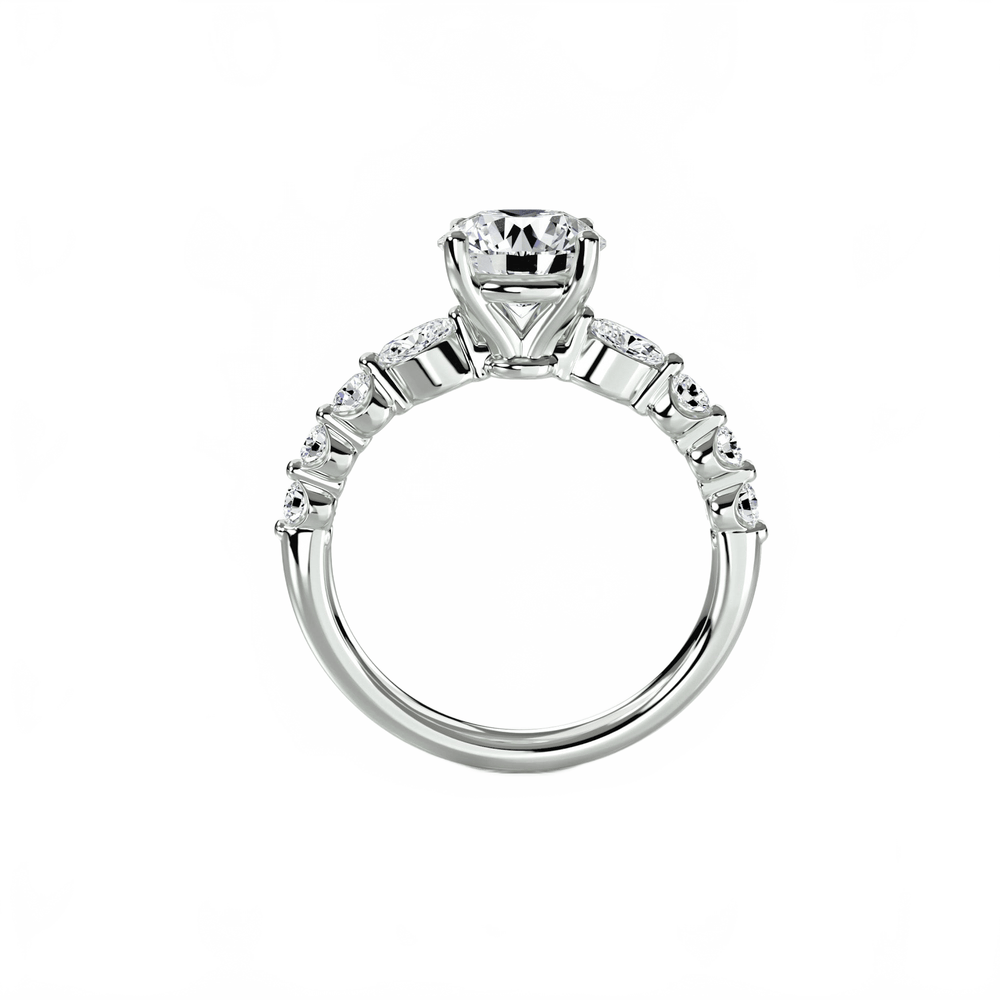 The Tiered Accent Ring in setting by 18 KARATS