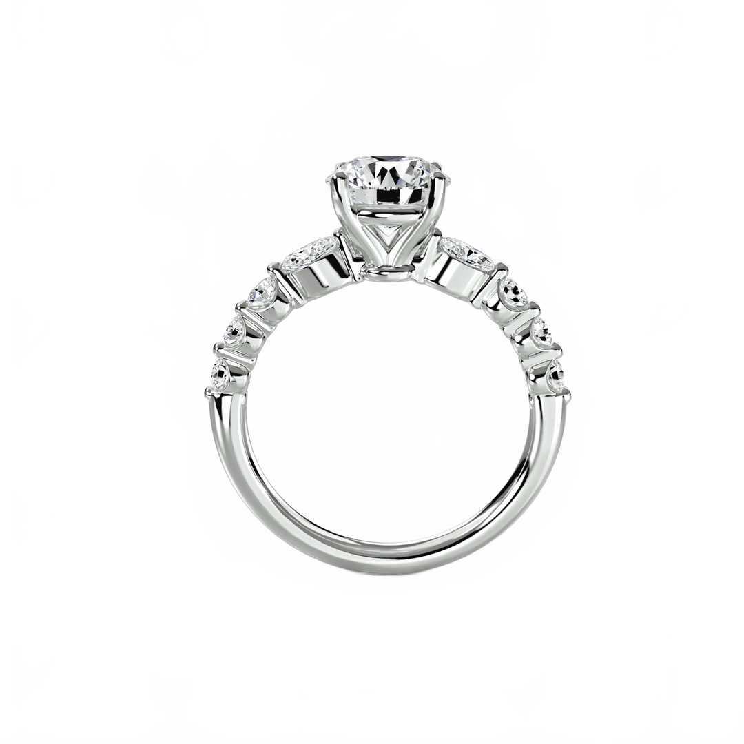 The Tiered Accent Ring in setting by 18 KARATS