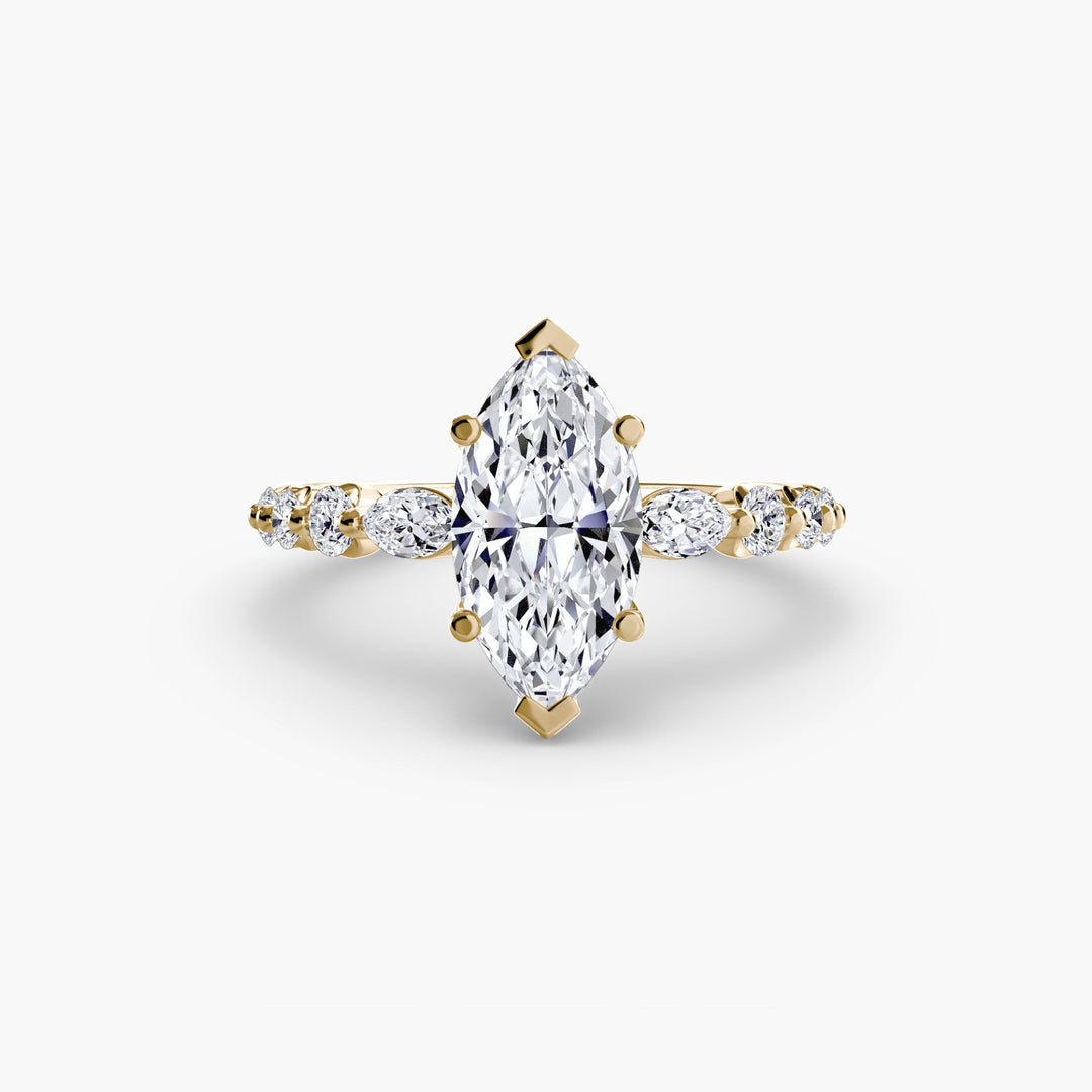 The Tiered Accent Ring in setting by 18 KARATS