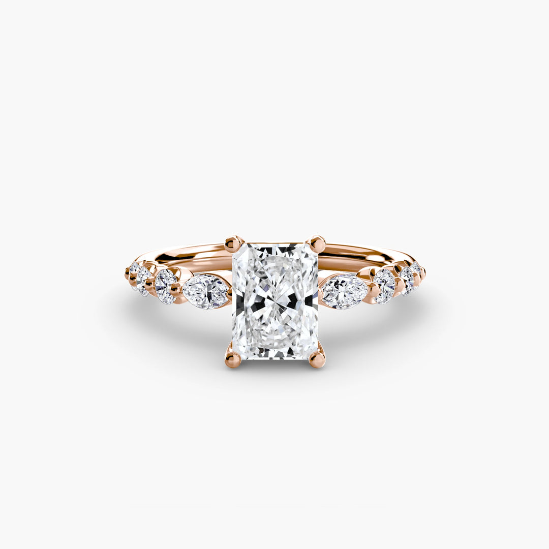 The Tiered Accent Ring in setting by 18 KARATS