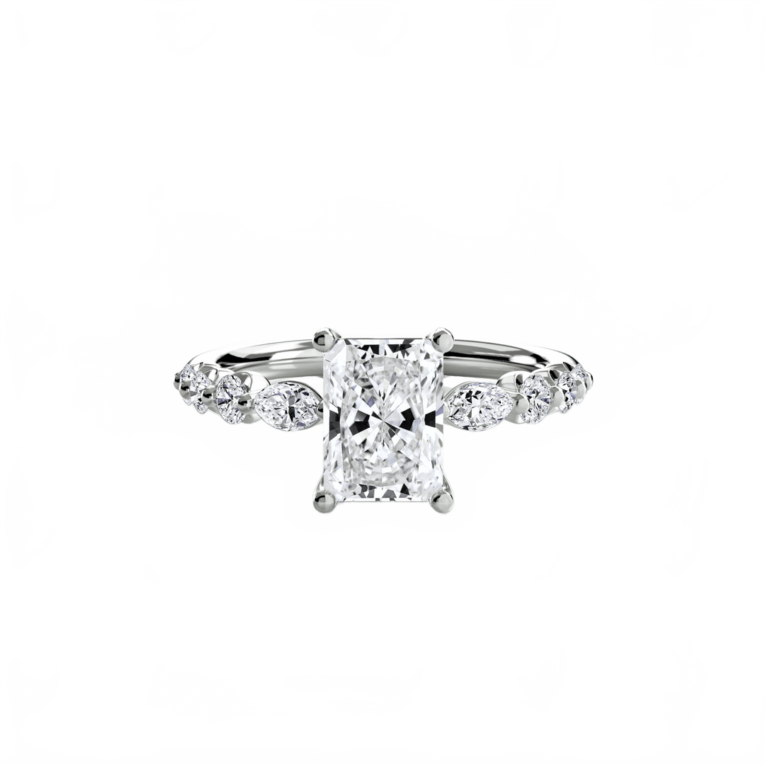 The Tiered Accent Ring in setting by 18 KARATS
