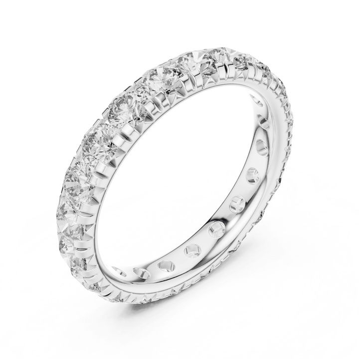 U-Pavé 2.2 ctw Diamond Eternity Band - B1172 in Wedding Bands by 18 KARATS INC.