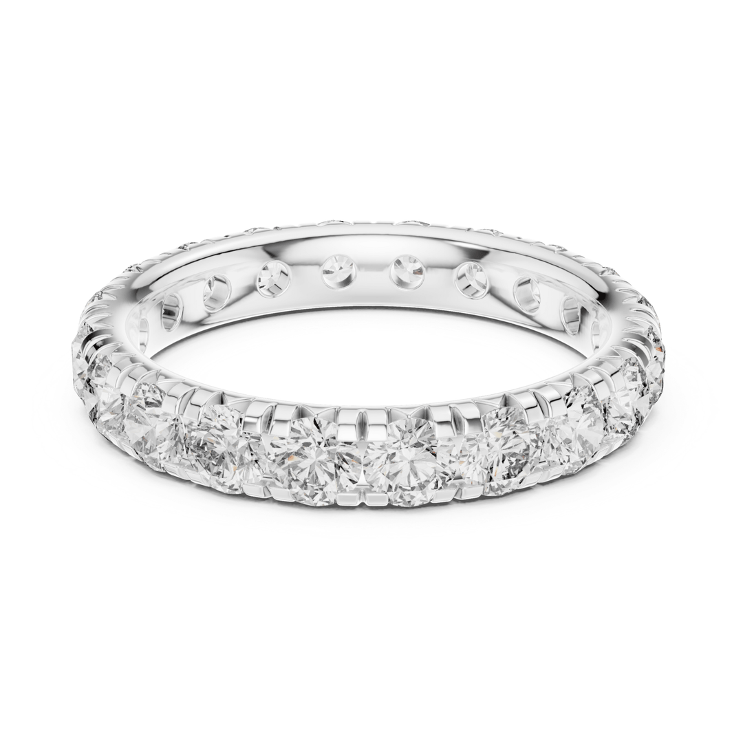 U-Pavé 2.2 ctw Diamond Eternity Band - B1172 in Wedding Bands by 18 KARATS INC.