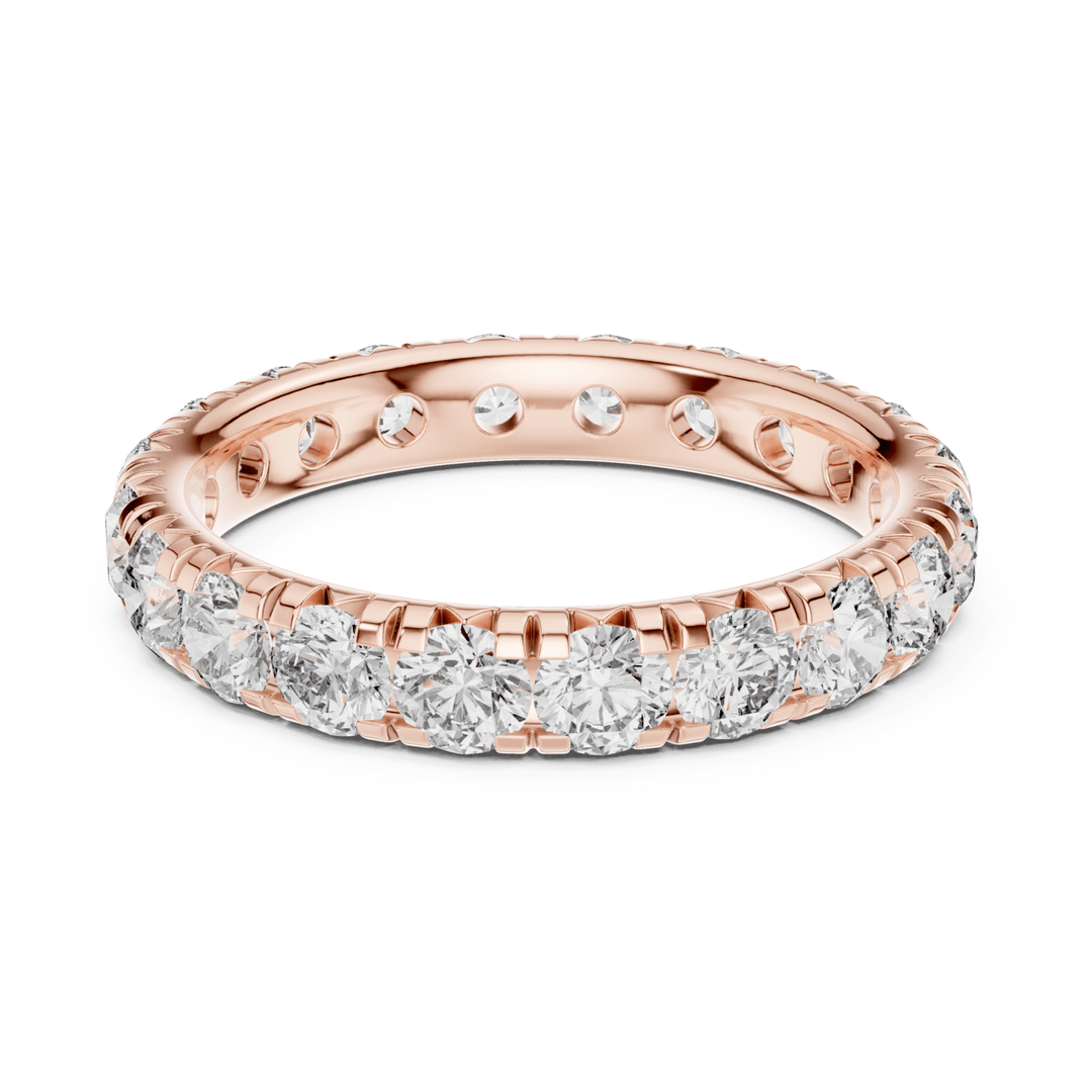 U-Pavé 2.2 ctw Diamond Eternity Band - B1172 in Wedding Bands by 18 KARATS INC.