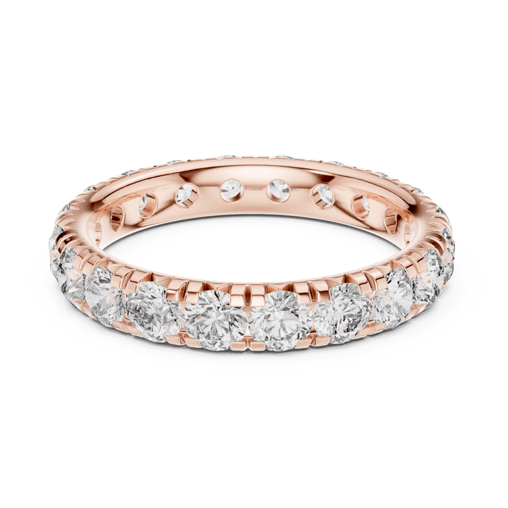 U-Pavé 2.2 ctw Diamond Eternity Band - B1172 in Wedding Bands by 18 KARATS INC.